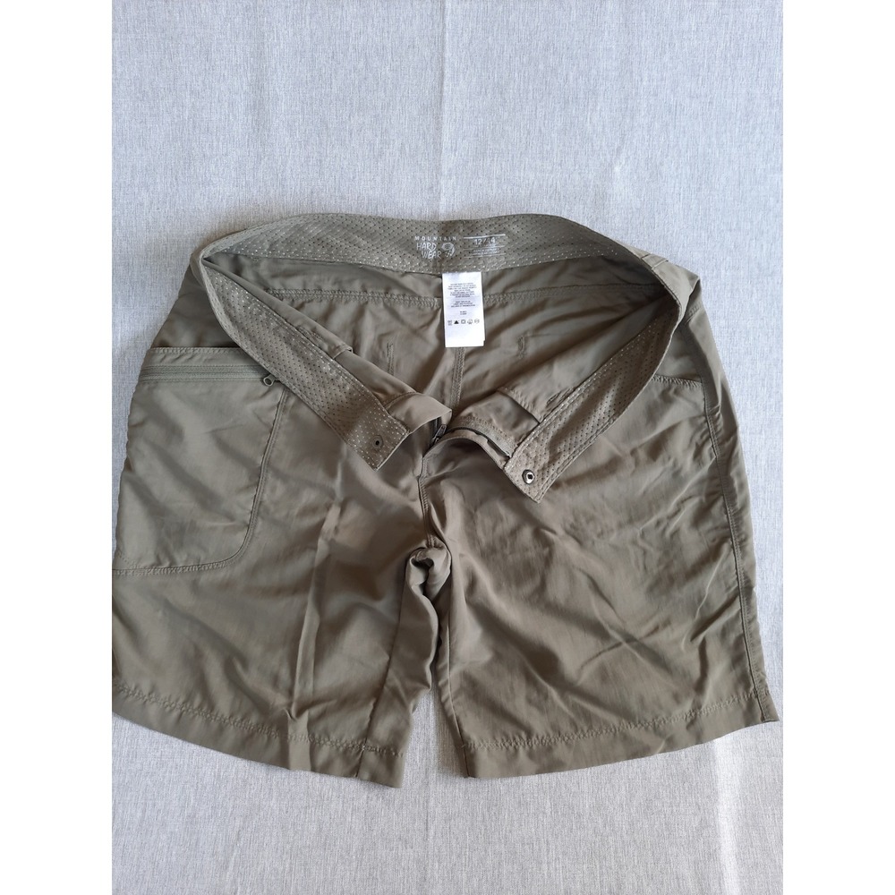 Mountain Hard Wear Women 12X44 Nylon Outdoor Military Green Athletic Short